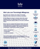 Cubrecama para Colchón Hipo Alergénica Con Hilos Lulu ION con Tecnología para Recuperación Muscular